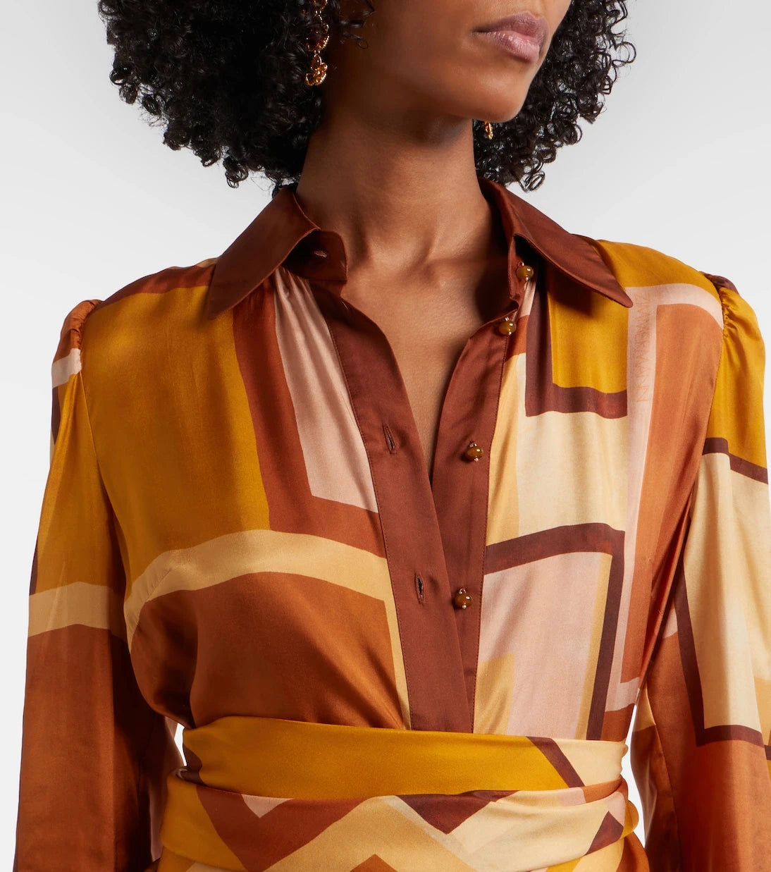 Zimmermann - Como printed silk shirt dress