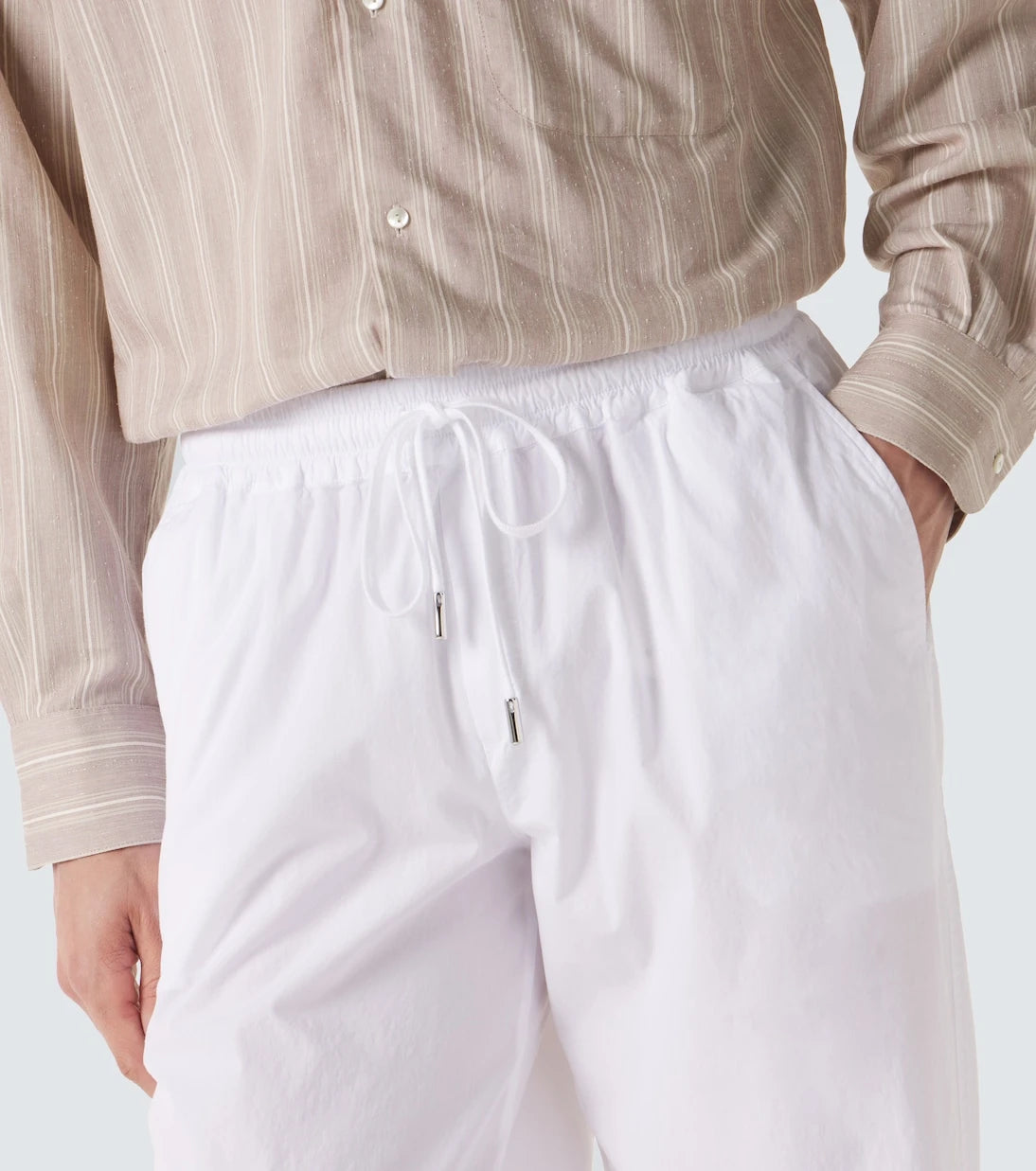 Fedeli - Cotton-blend straight pants