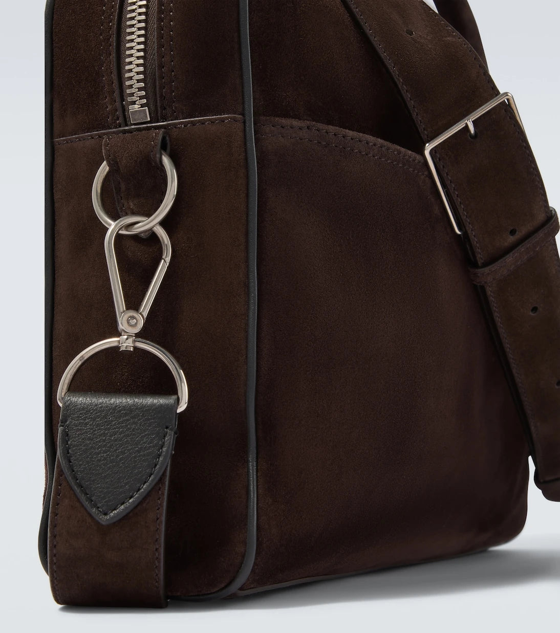 Métier - Closer Slim suede briefcase