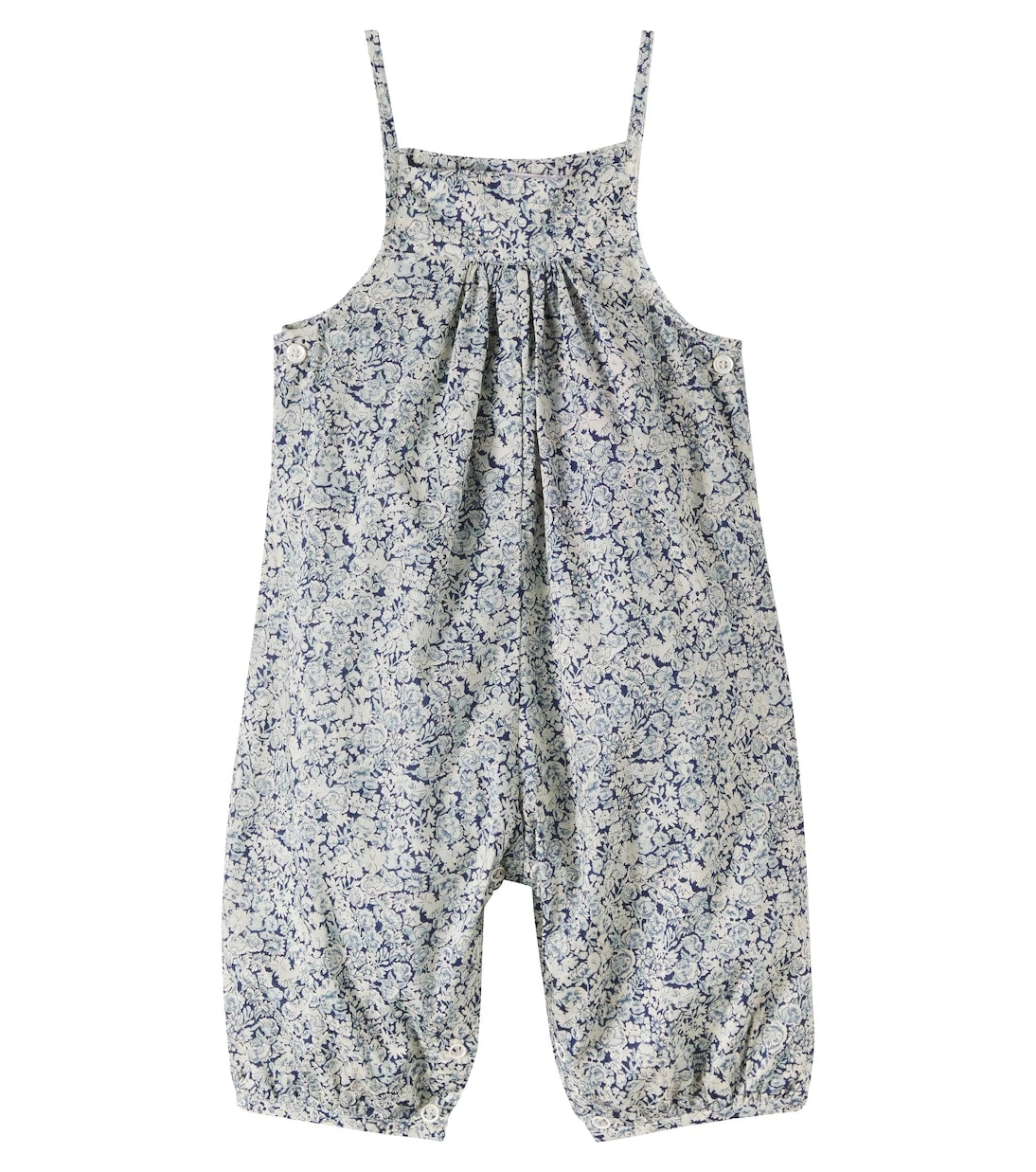 Bonpoint - Baby Lisou floral cotton dungaree