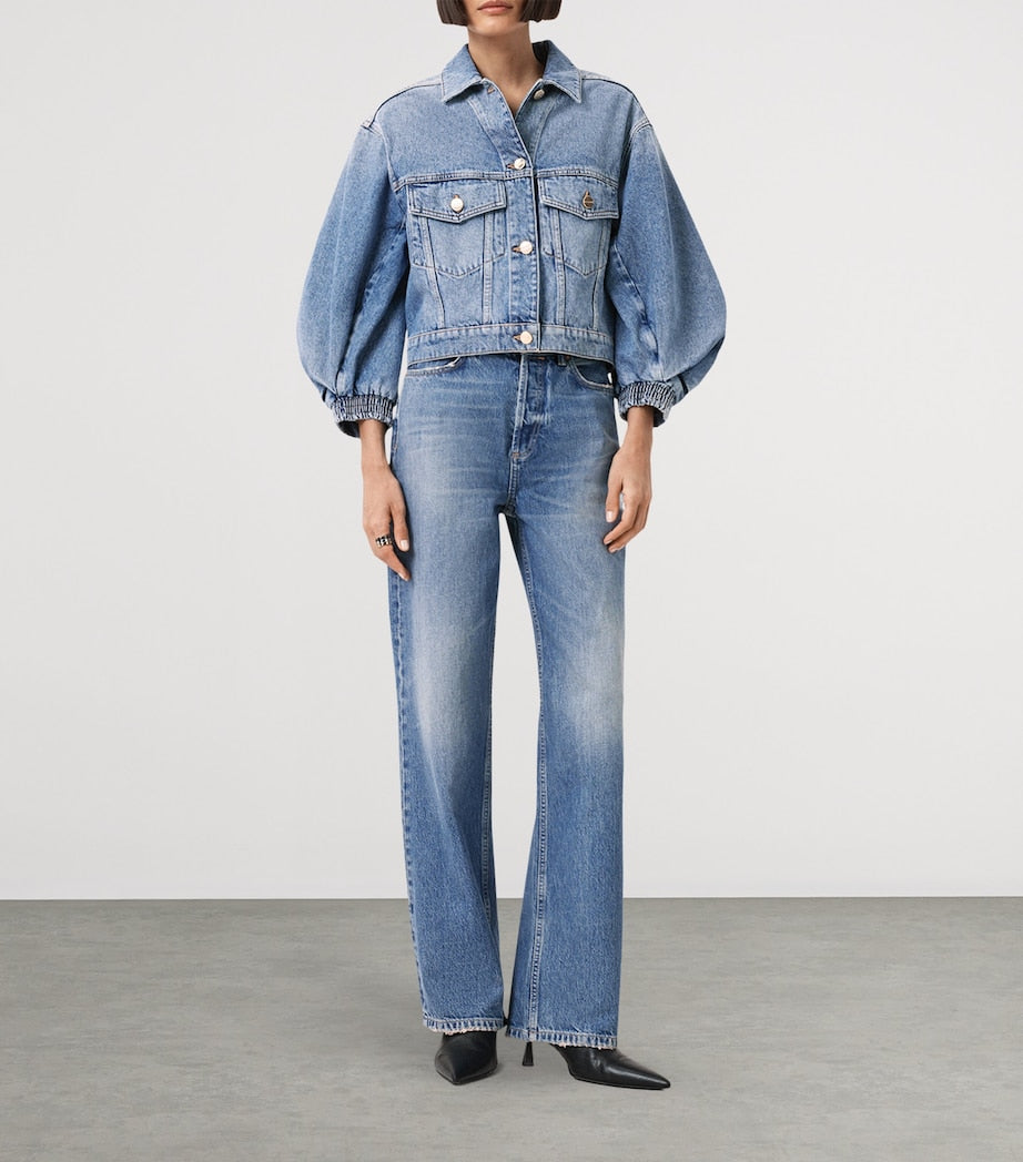 Blue Organic Cotton Luca Denim Jacket