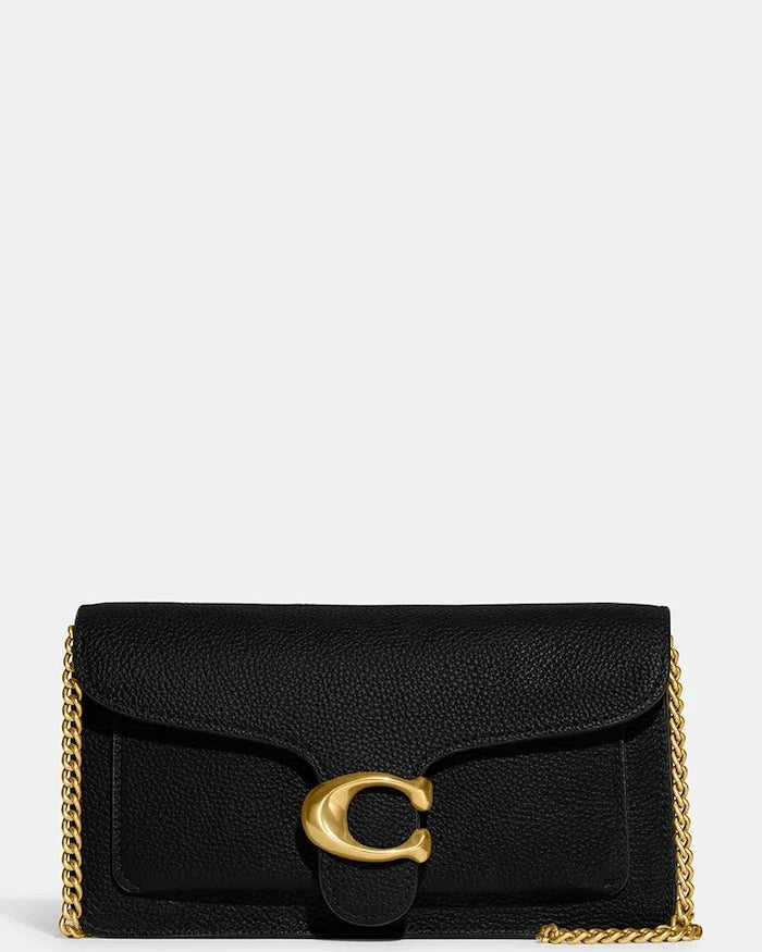 Deri Çanta Coach Tabby Chain Clutch
