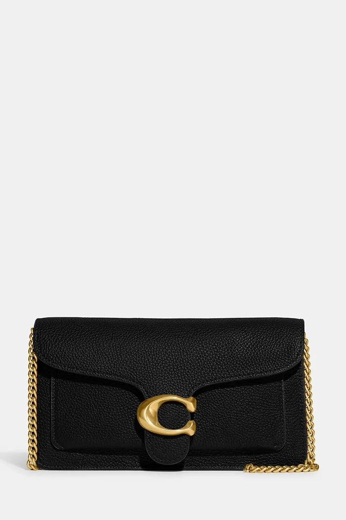 Deri Çanta Coach Tabby Chain Clutch