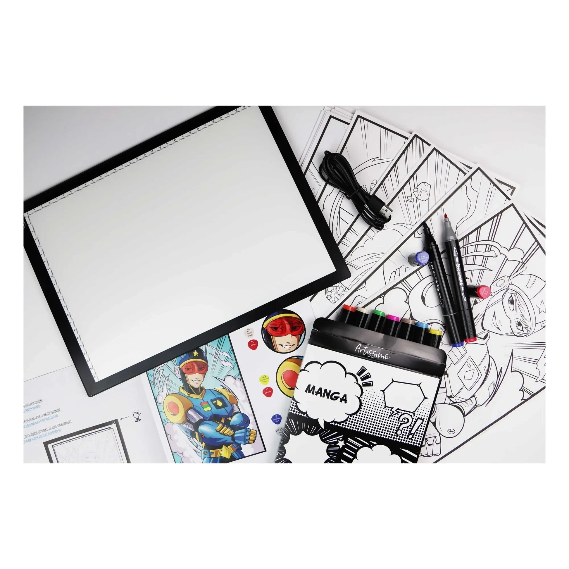 Sycomore - Manga - Light table and marker workshop