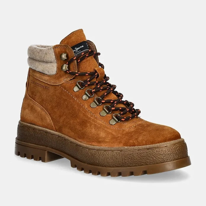 Велурени обувки Pepe Jeans PMS50251