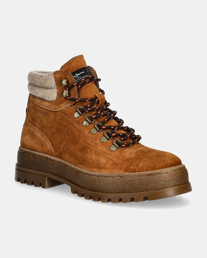 Велурени обувки Pepe Jeans PMS50251