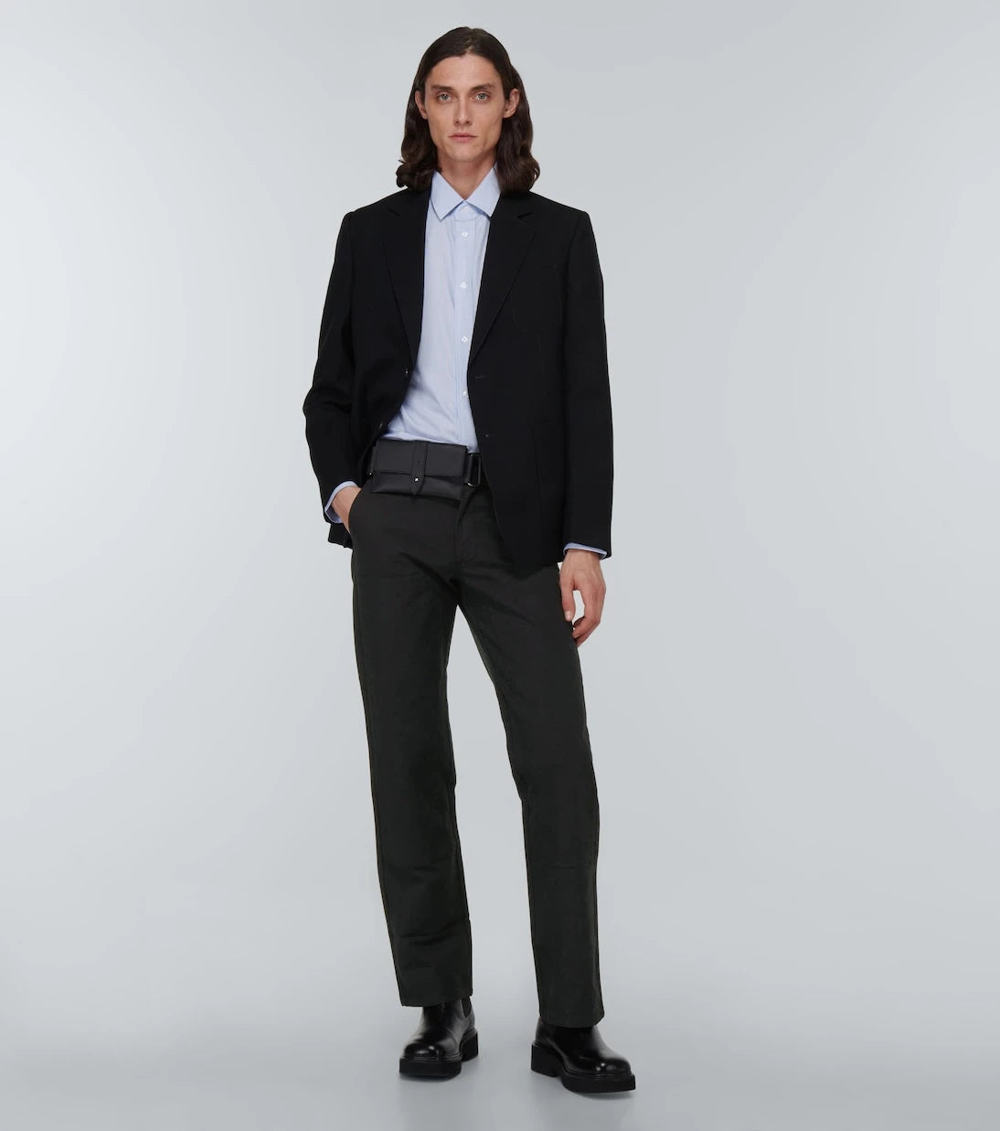 Winnie New York - Paneled straight canvas pants