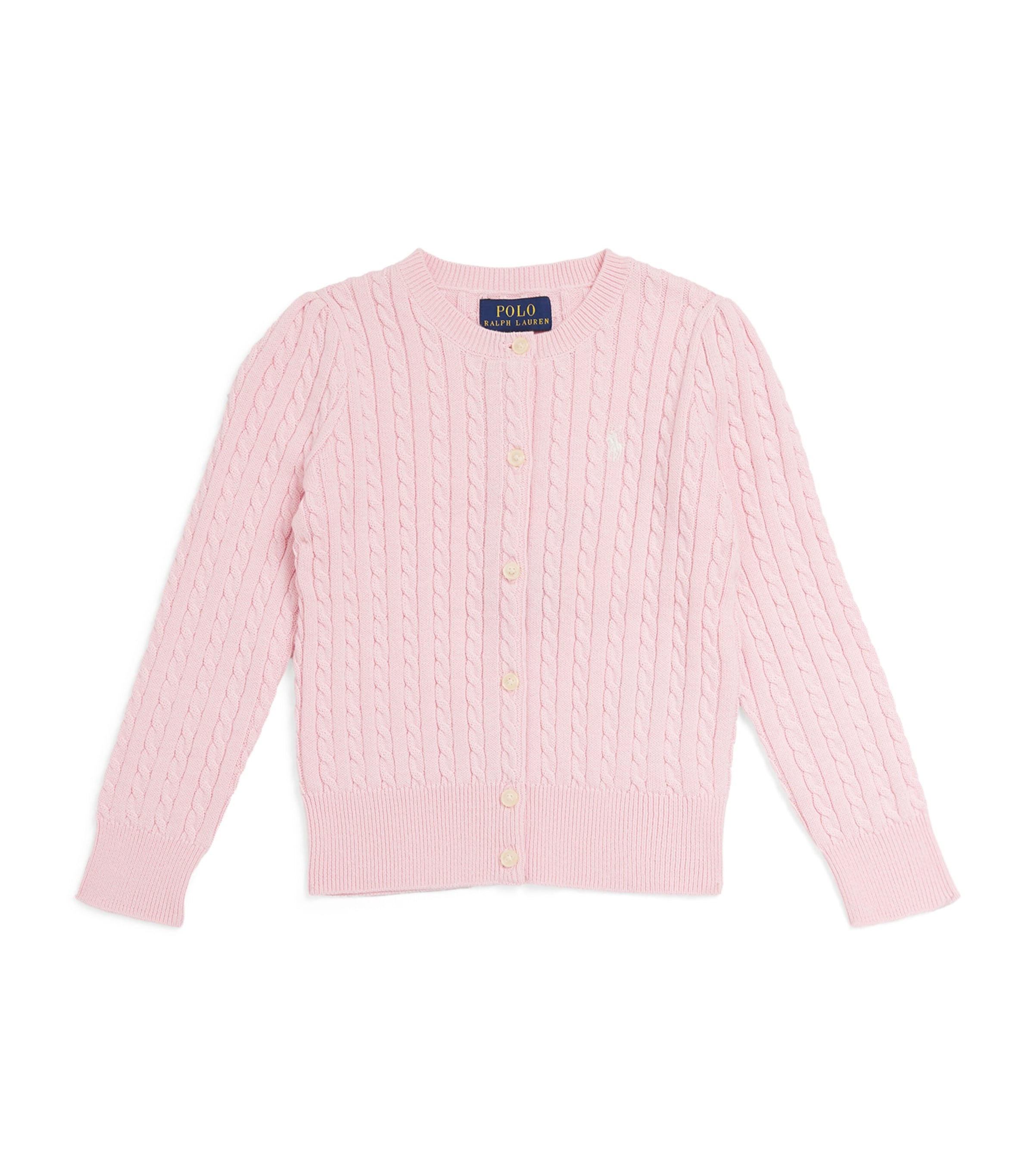 Ralph Lauren Kids Cotton Cable-Knit Cardigan (5-7 Years)