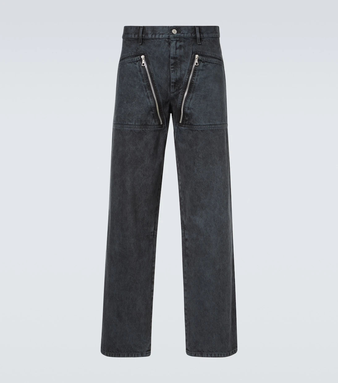 Dries Van Noten - Zip-detail wide-leg jeans