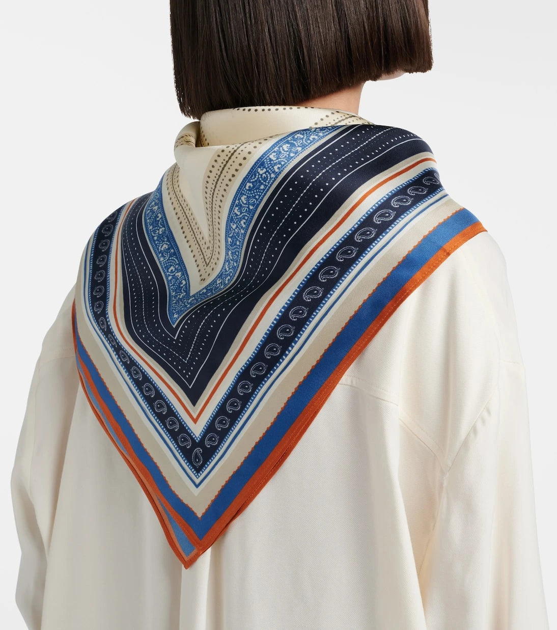 Toteme - Printed silk twill scarf