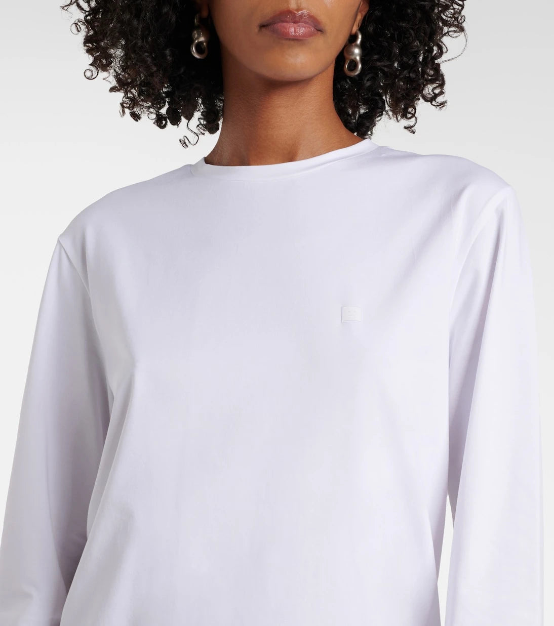 Acne Studios - Face cotton-blend jersey top