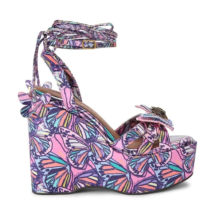 Kurt Geiger London Butterfly Ankle Tie Wedge Skoseli Platform Sandalet