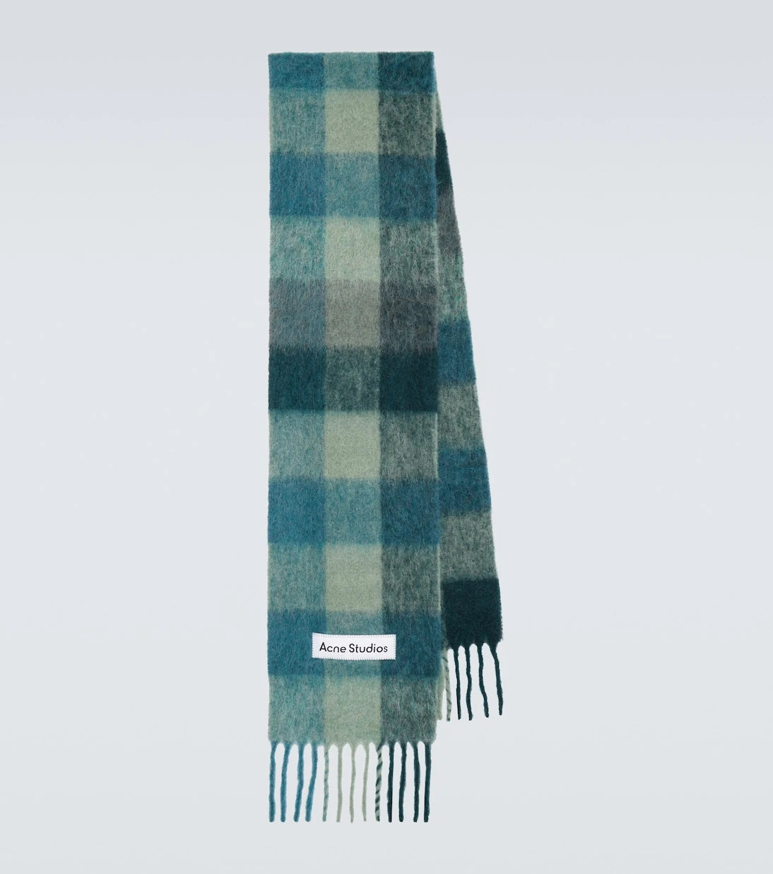 Acne Studios - Checked alpaca and wool-blend scarf
