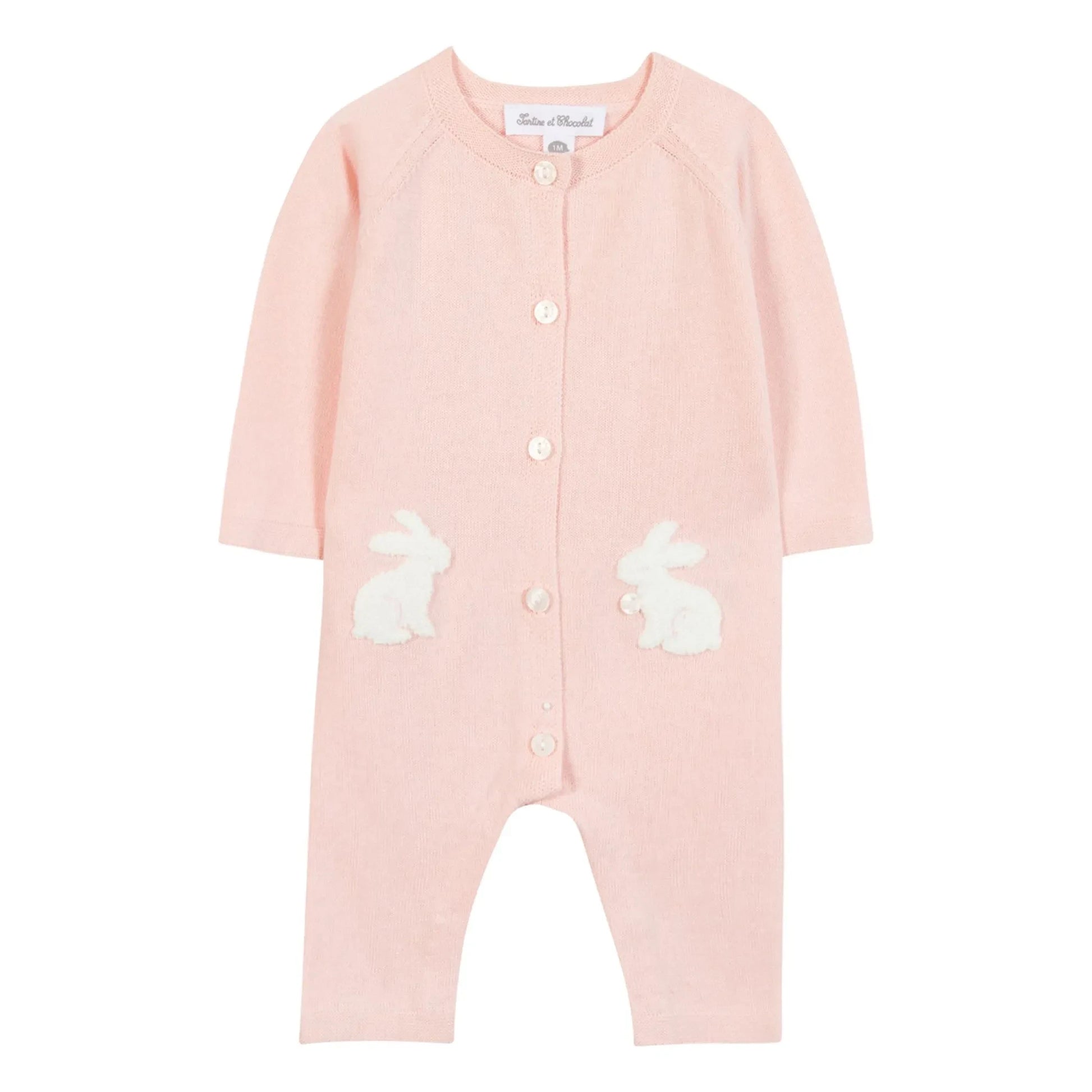 Tartine et Chocolat - Rabbits suit | Pink