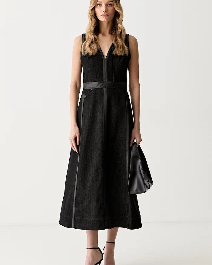 Karl Lagerfeld denim elbise