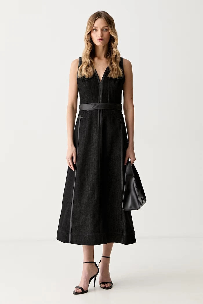 Karl Lagerfeld denim elbise
