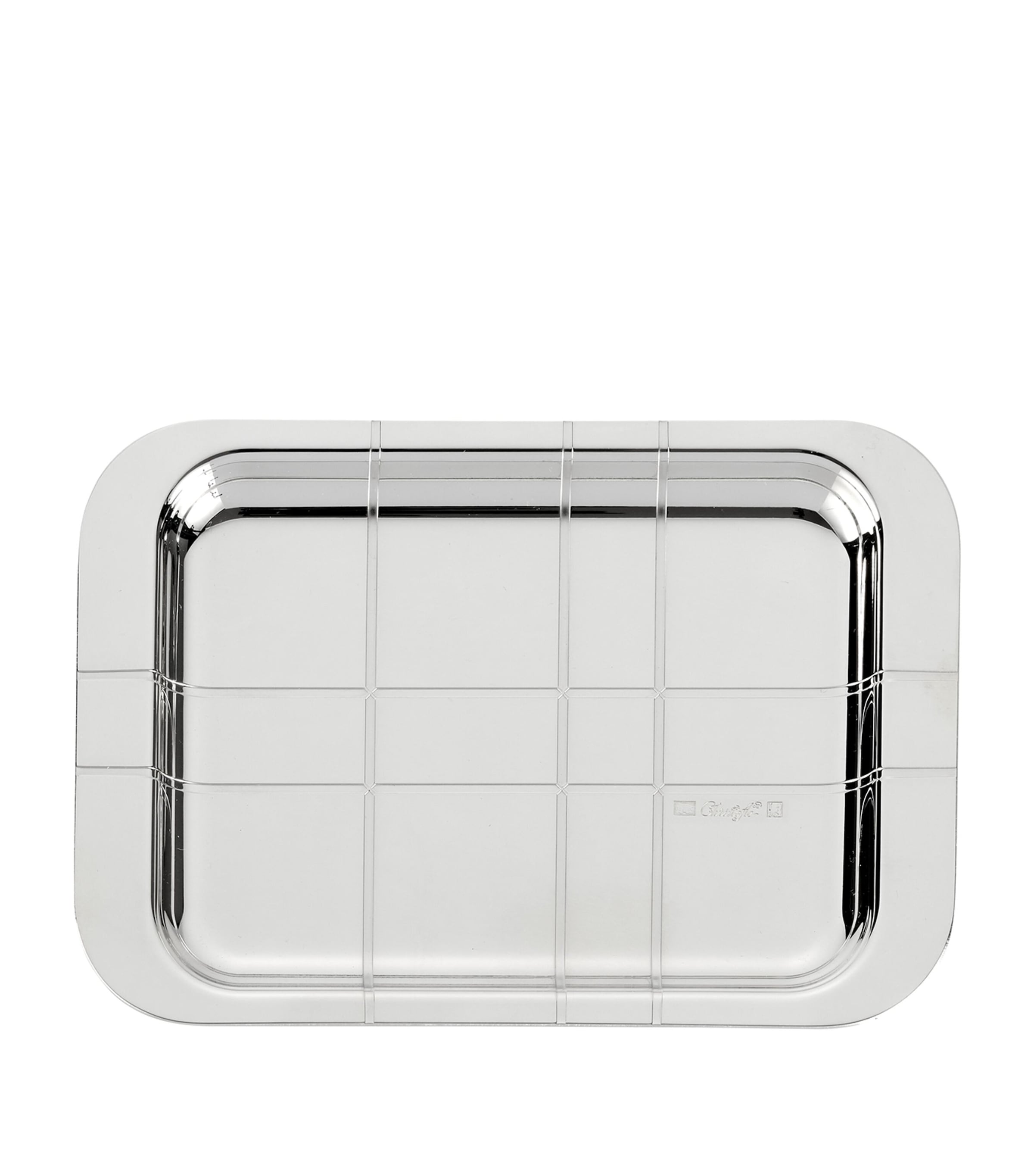 Christofle Silver-Plated Graphik Tray (15cm x 10cm)