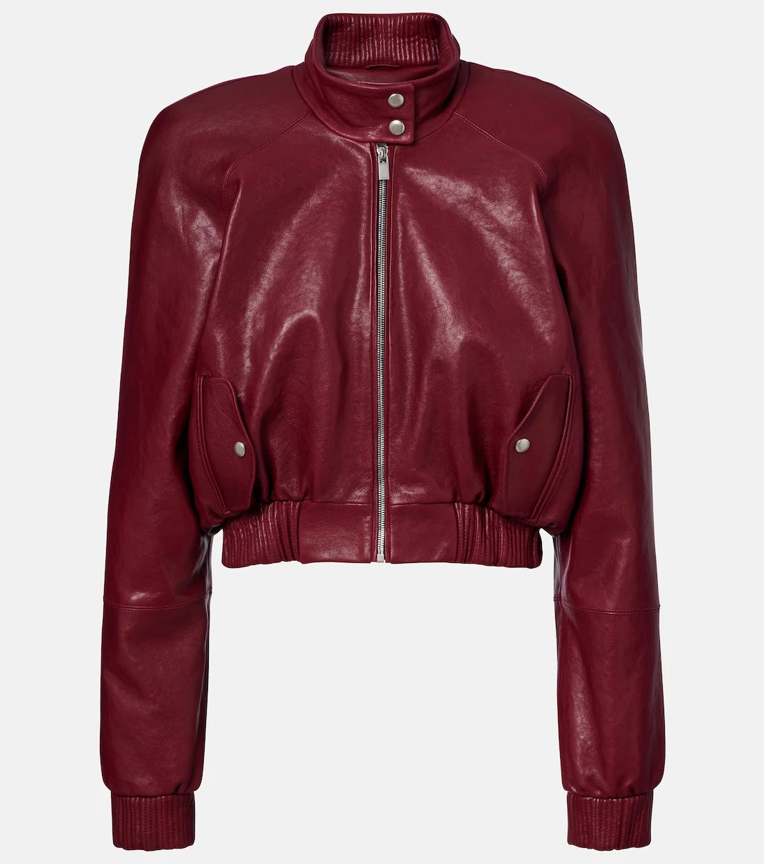 Magda Butrym - Cropped leather jacket