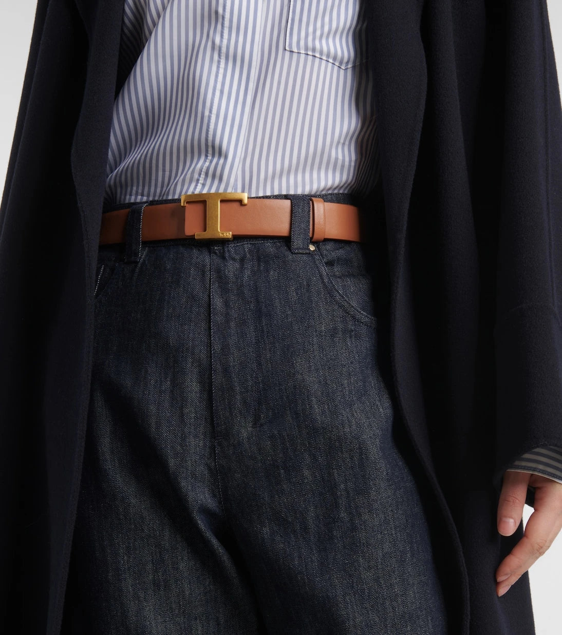 Tod's - T Timeless reversible leather belt
