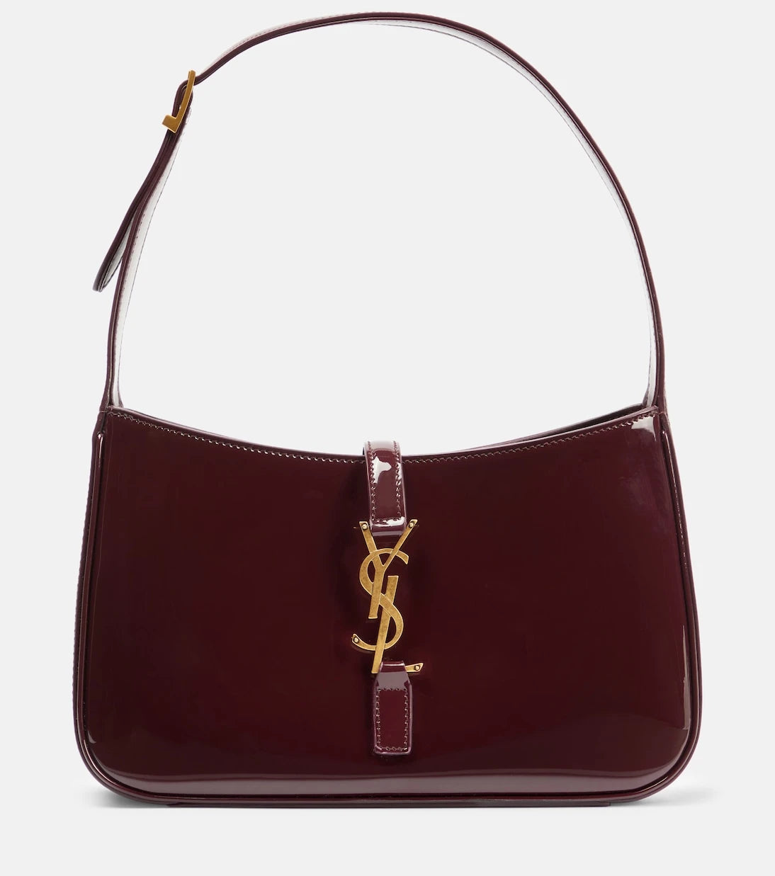 Saint Laurent - Le 5 à 7 patent leather shoulder bag