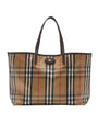 Beige Medium Canvas Highlands Tote Bag