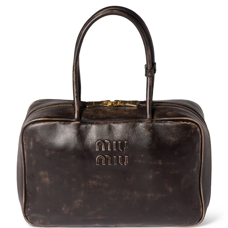 Nappa Leather Beau Top-Handle Bag