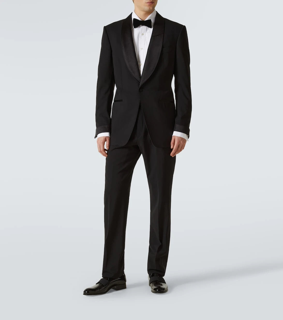 Tom Ford - Cotton voile tuxedo shirt