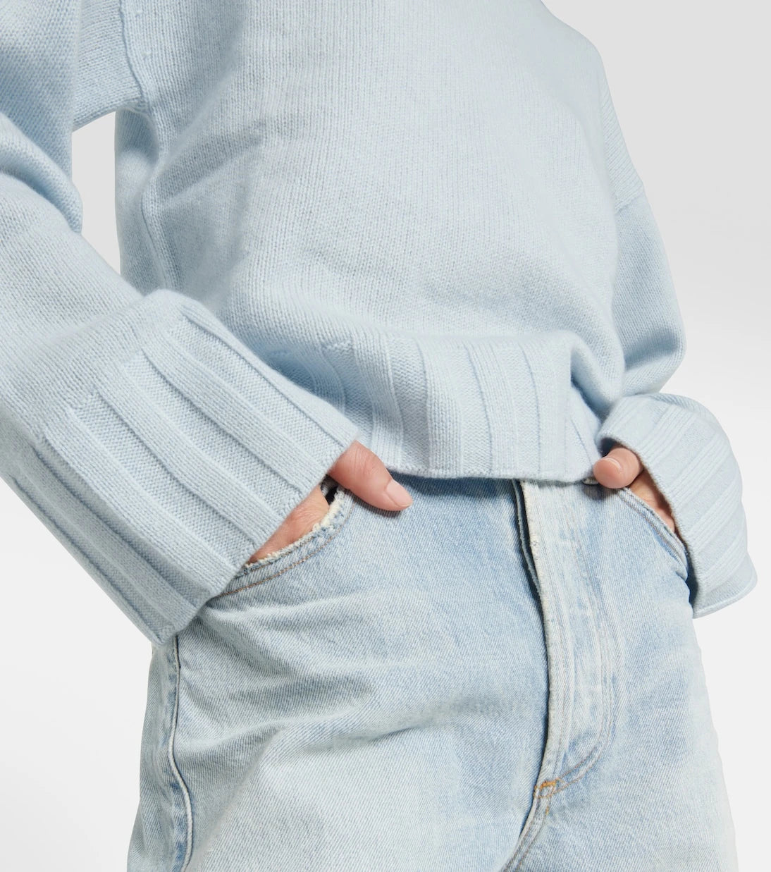 Jardin des Orangers - Wool and cashmere turtleneck sweater