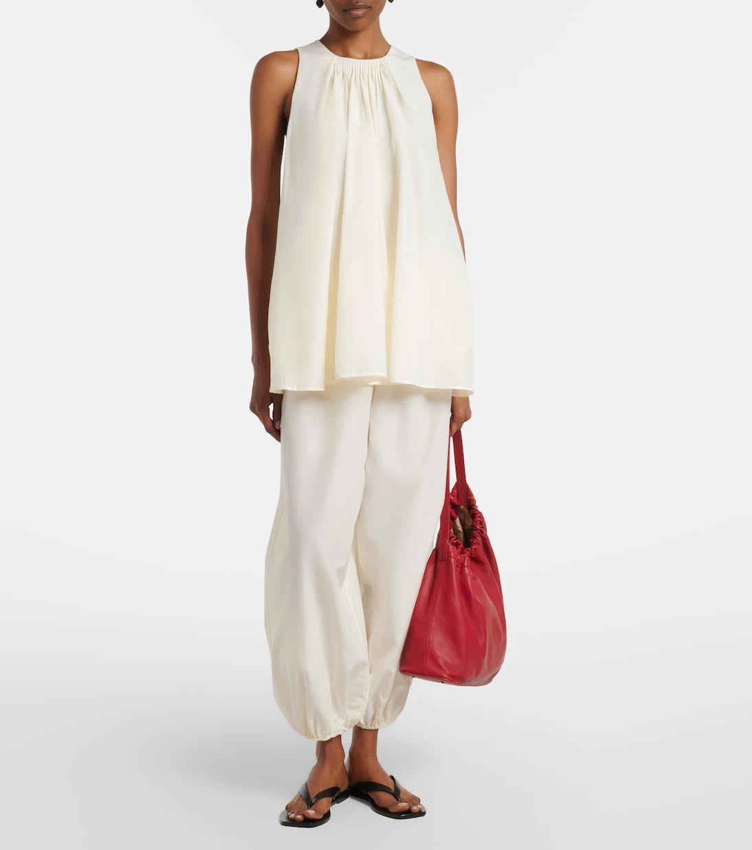 Loulou de Saison - Liao cotton and silk top