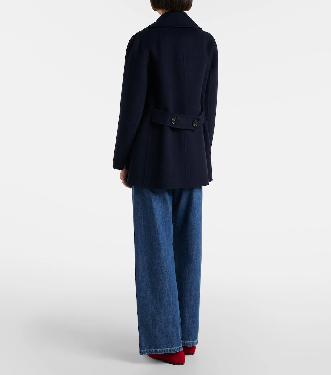'S Max Mara - جينز زيوس بقصة أرجل واسعة