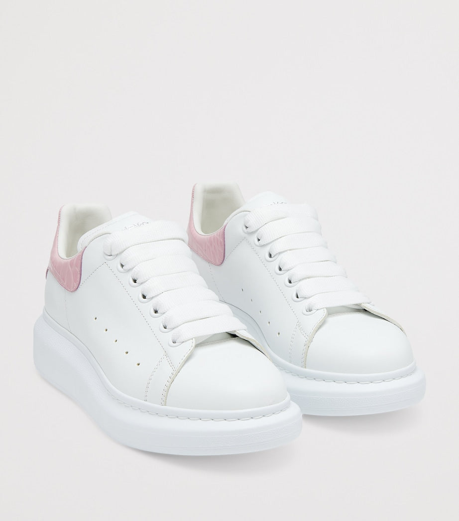 McQueen White Leather Oversized Sneakers