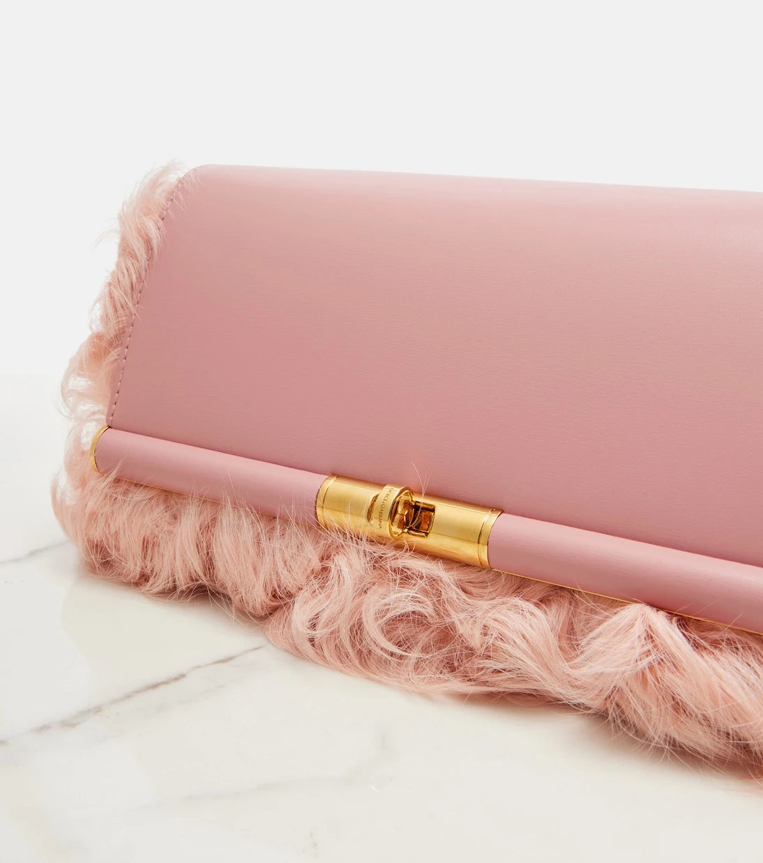 Dolce&Gabbana - Marlene Small shearling shoulder bag