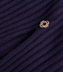 Wool Ribbed Maxi Dress NAVY