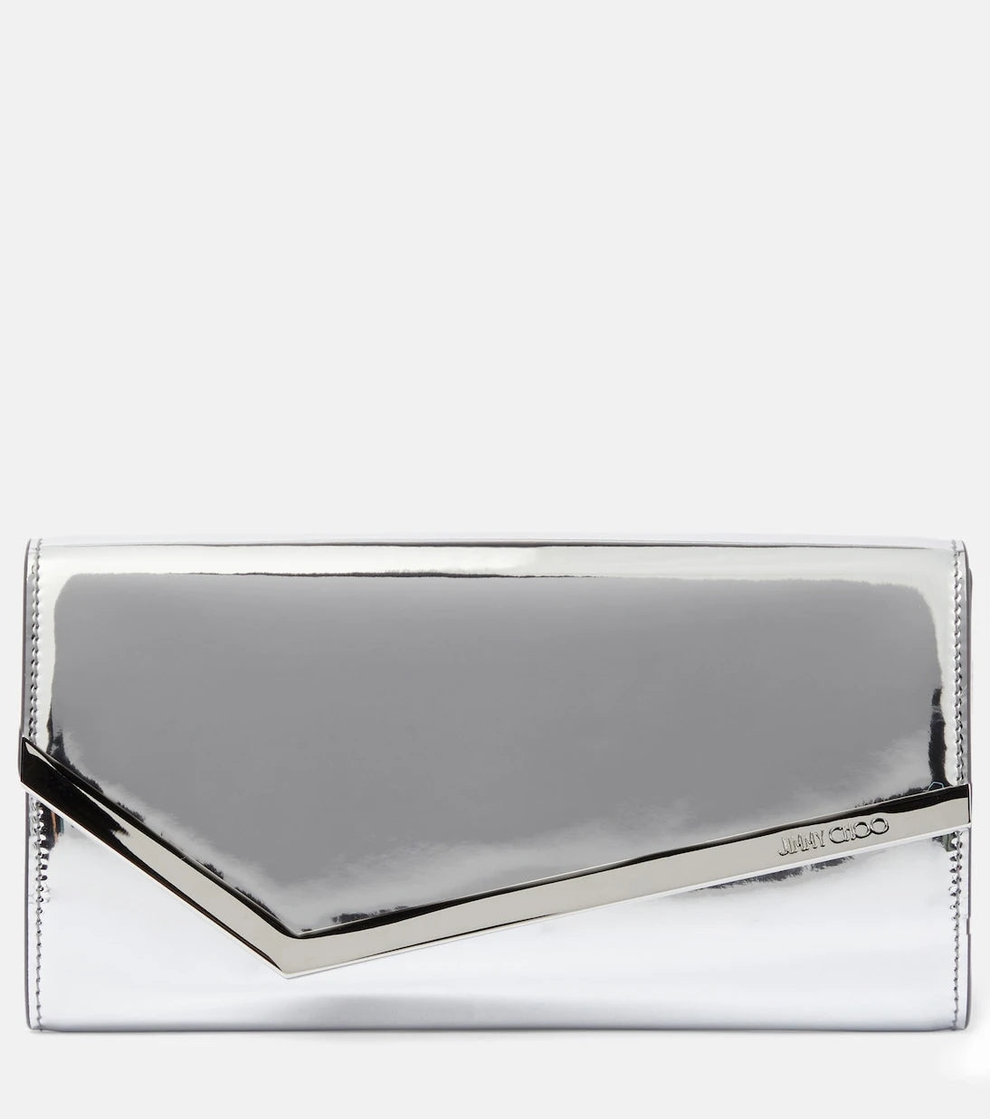 Jimmy Choo - Emmie mirrored clutch