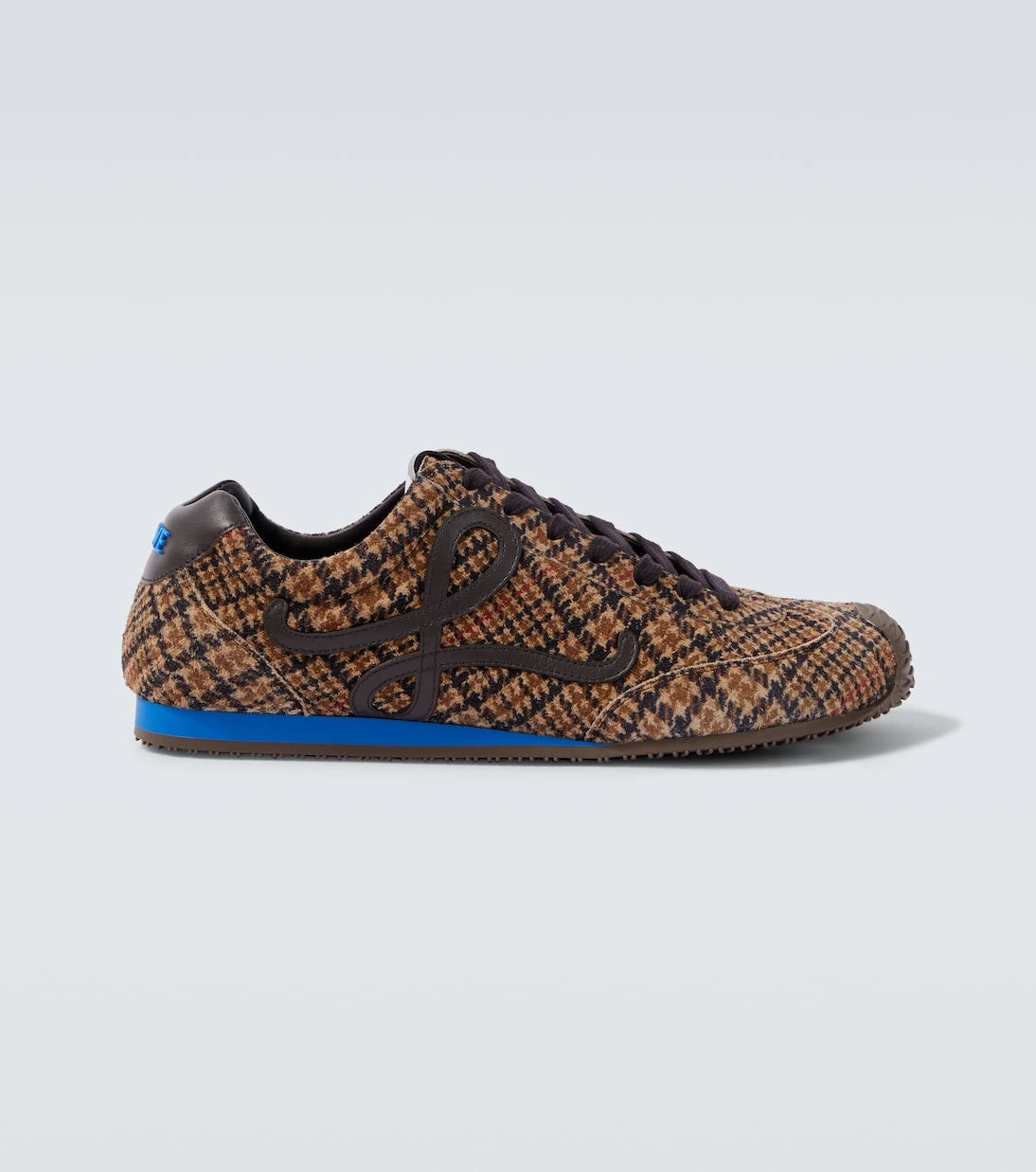 Loewe - Ballet Runner 2.0 checked suede sneakers