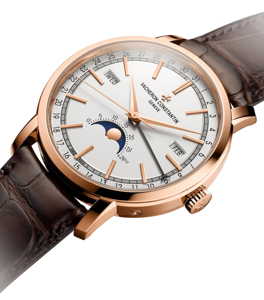 Rose Gold Traditionnelle Complete Calendar Watch 41mm