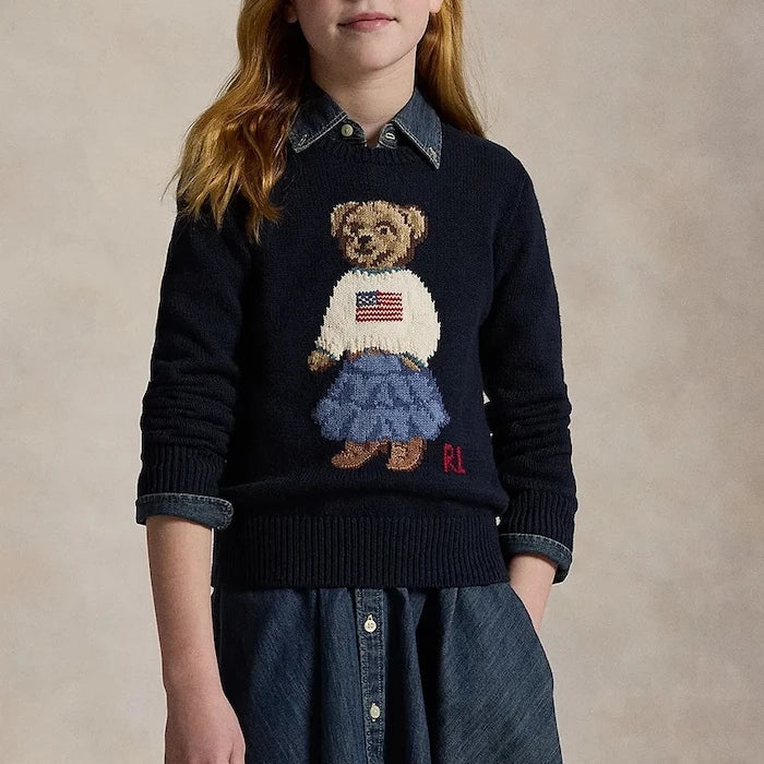 Детски памучен пуловер Polo Ralph Lauren