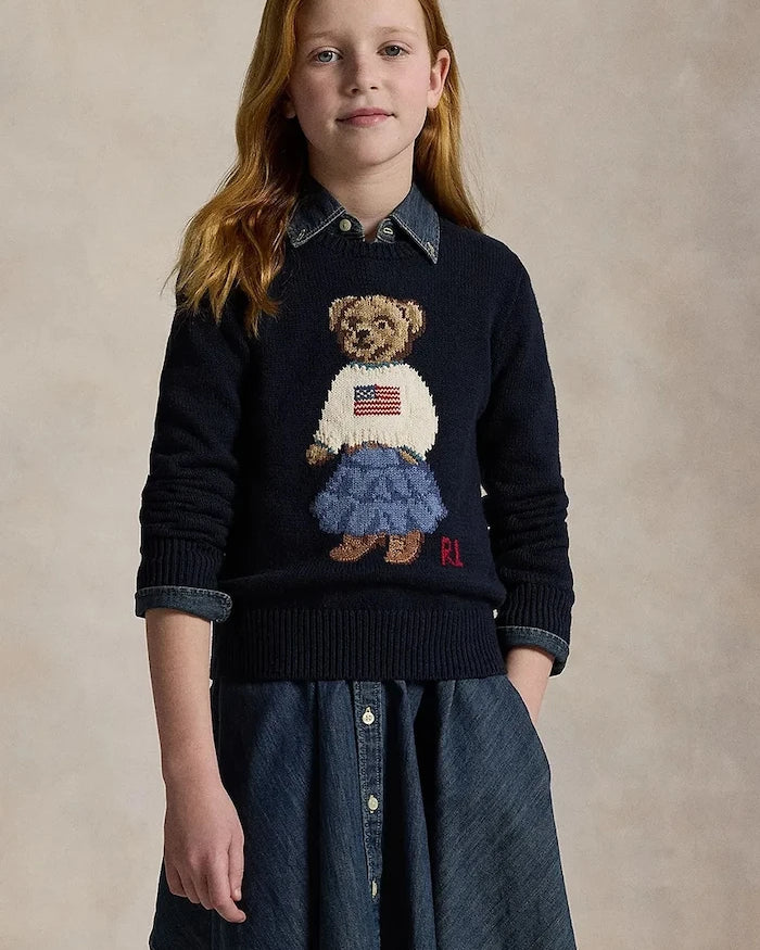 Polo Ralph Lauren Çocuk Pamuklu Kazak