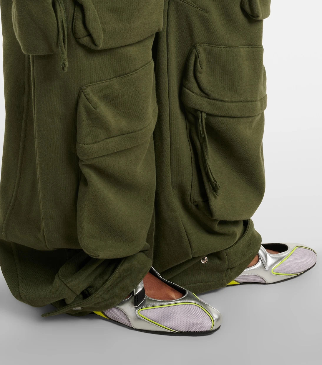 The Attico - Cotton jersey sweatpants