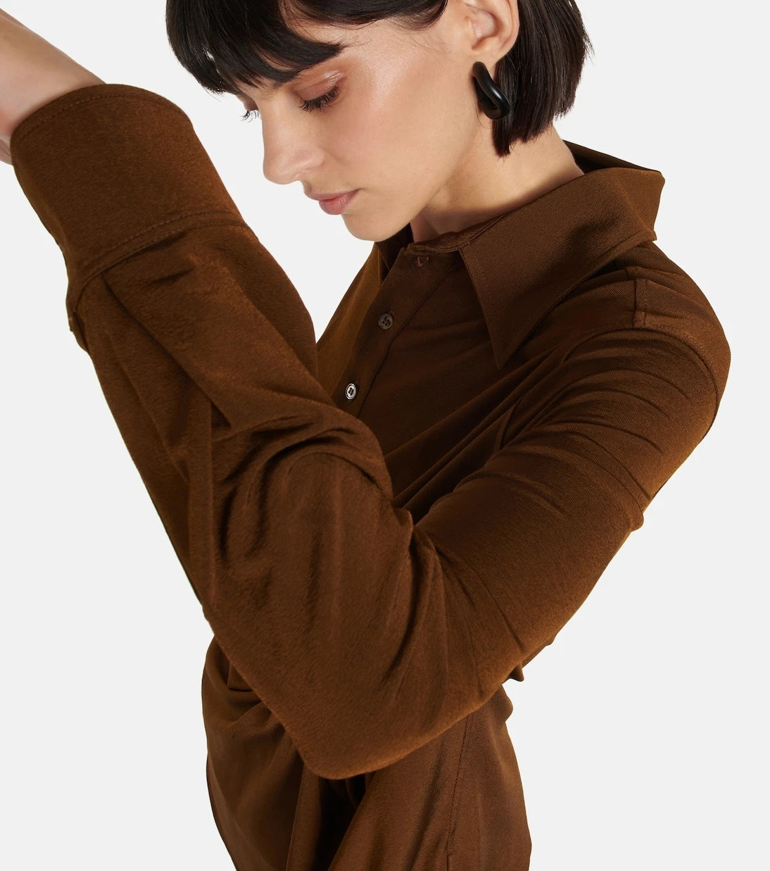 Y/Project - Cutout jersey shirt