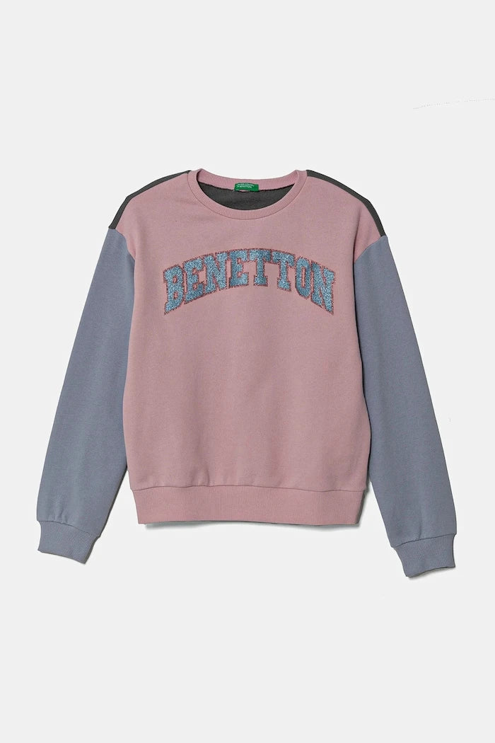 United Colors of Benetton Çocuk Pamuklu Sweatshirt