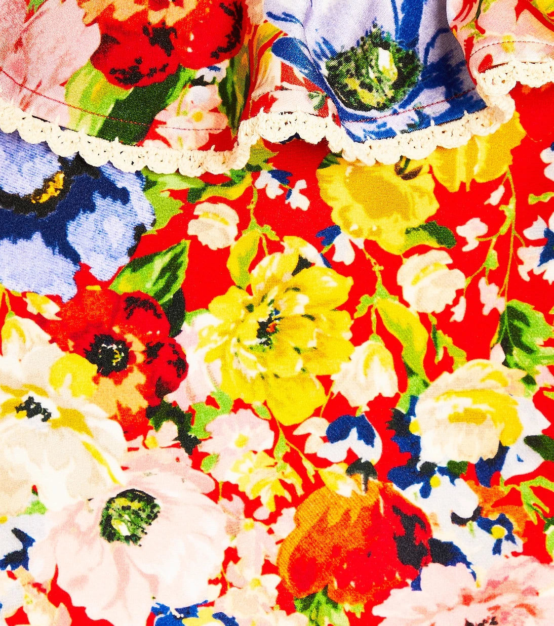 Zimmermann Kids - Alight ruffled floral swimsuit