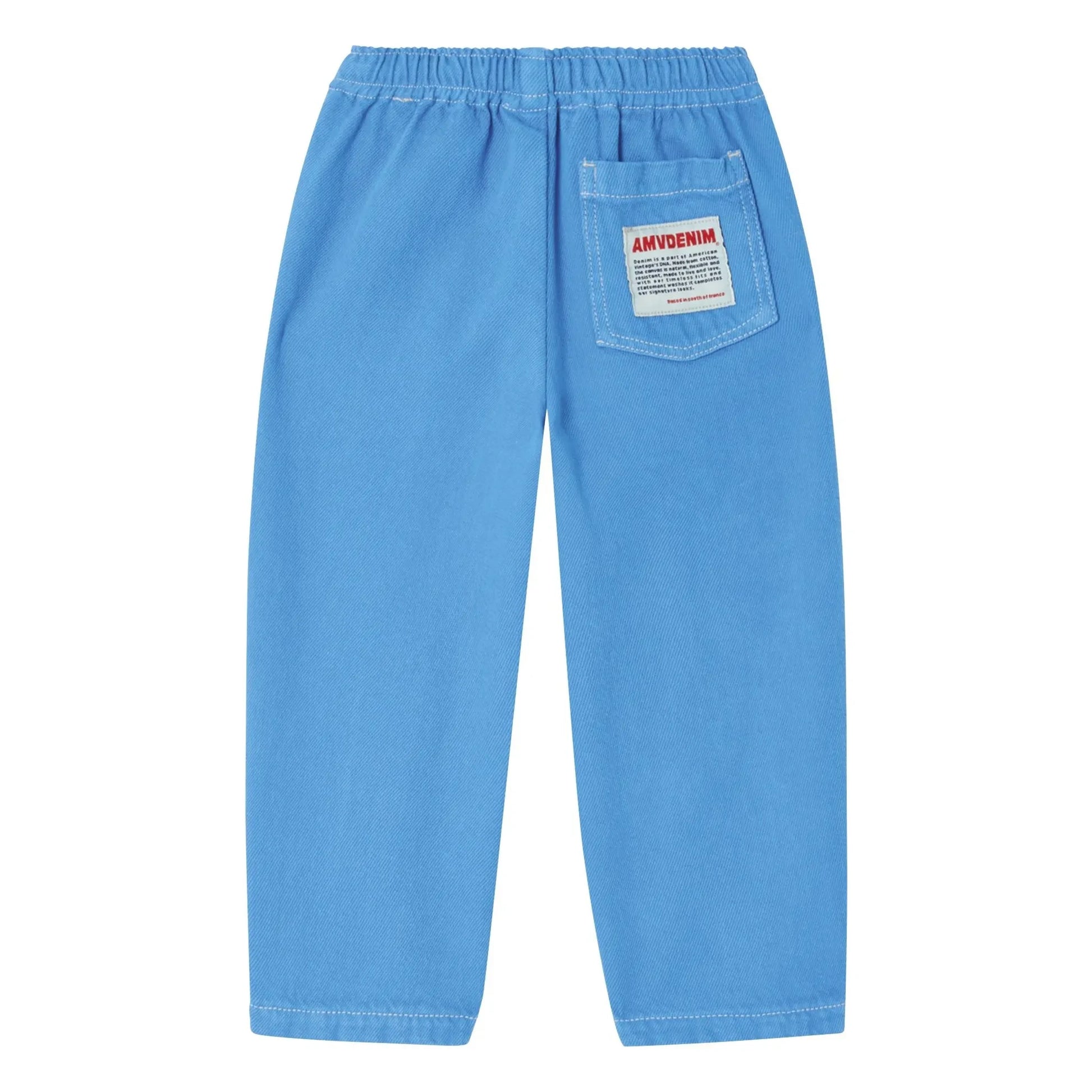 American Vintage - Pusway Organic Cotton Drawstring Jeans | Blue