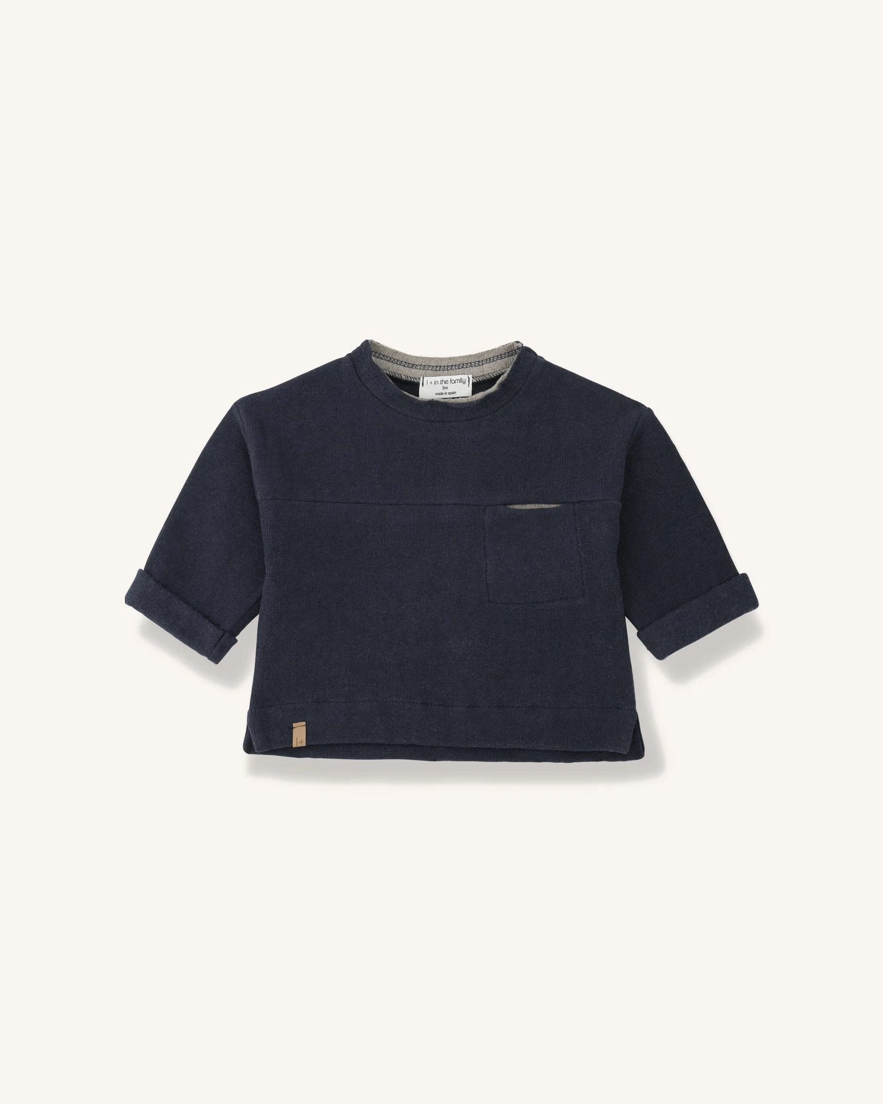 1+ in the family - Vercelli Sweatshirt | Dark Blue