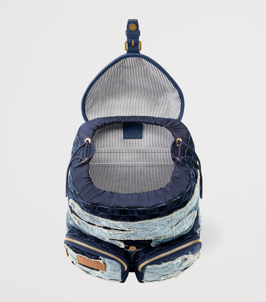 LOUIS VUITTON Denim Montsouris Cargo Backpack