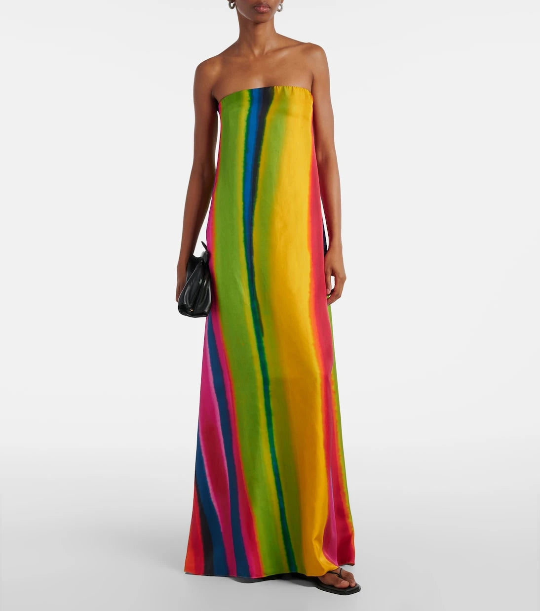 Christopher Esber - Aura striped silk satin maxi dress