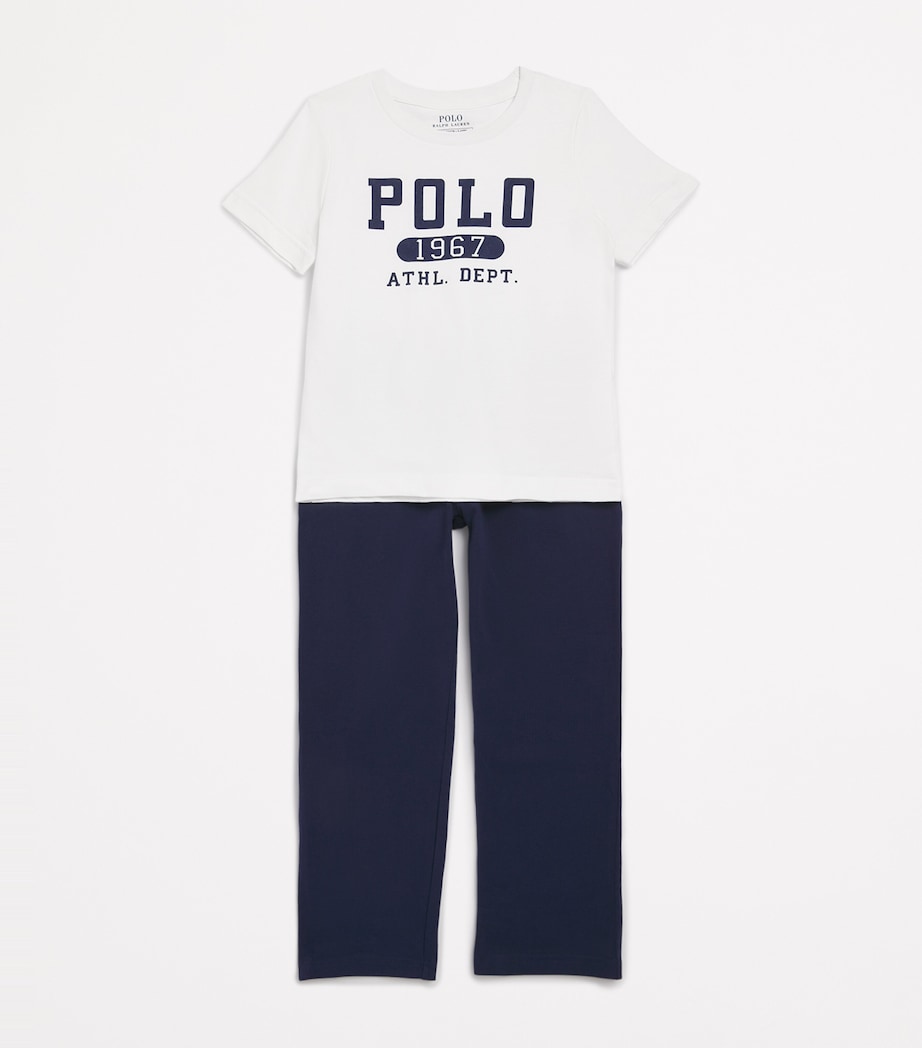 Ralph Lauren Kids Cotton Logo Pyjama Set (4-7 Years)