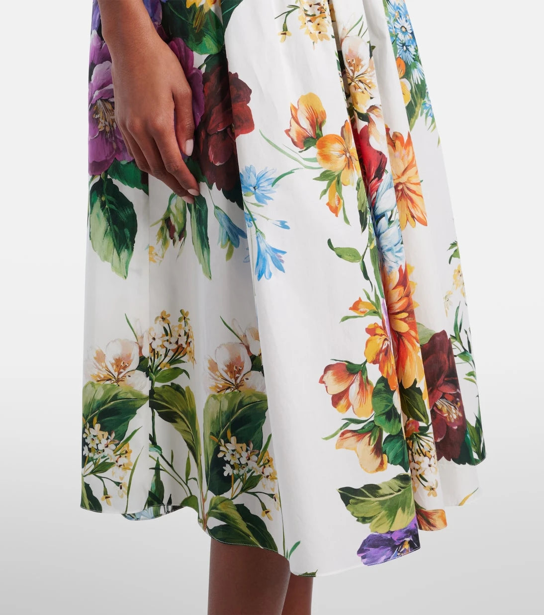 Dolce&Gabbana - Floral cotton midi dress
