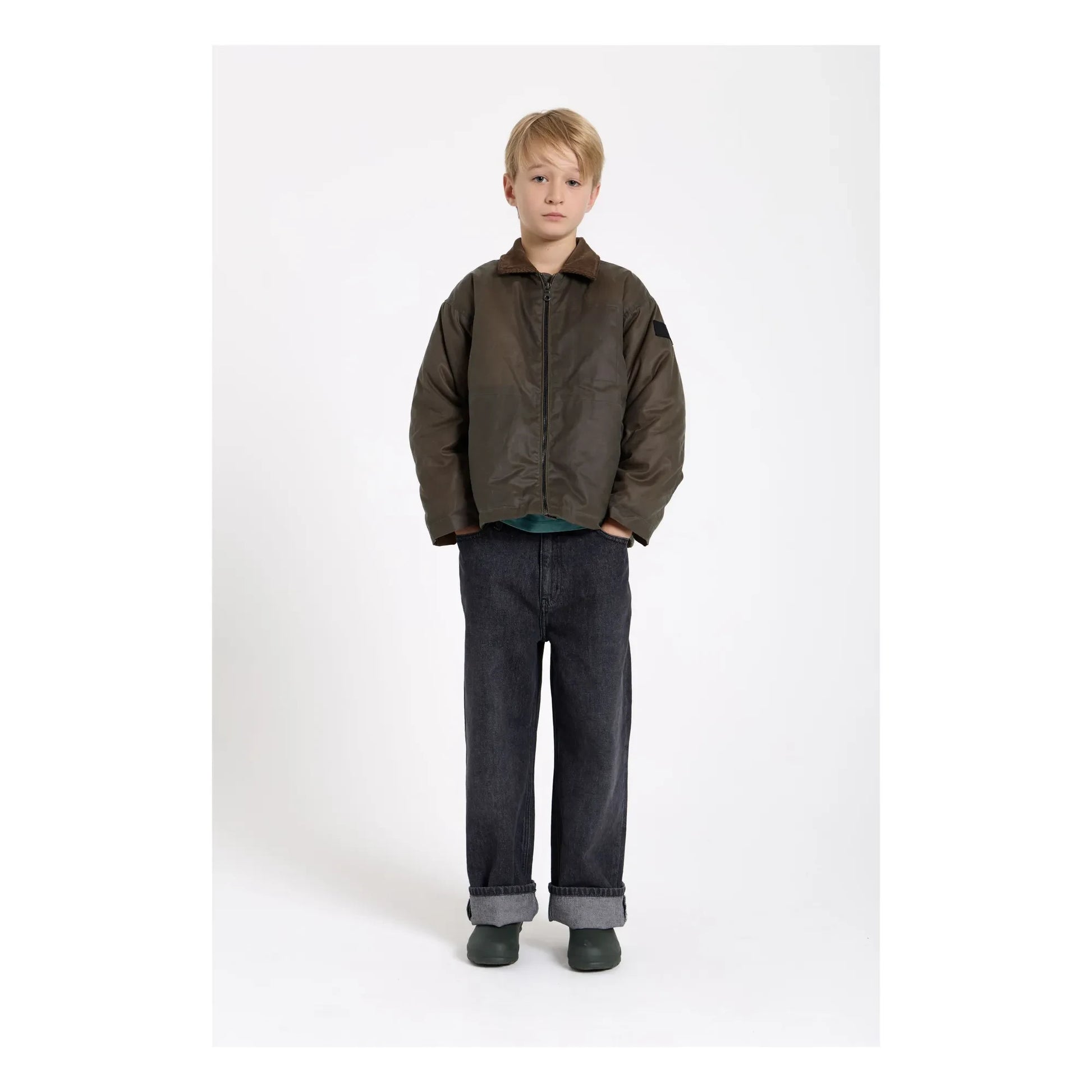 Finger in the nose - Clark Oiled Canvas Jacket | Khaki