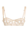 Aubade Beige Embroidered Magnetic Spell Half-Cup Bra